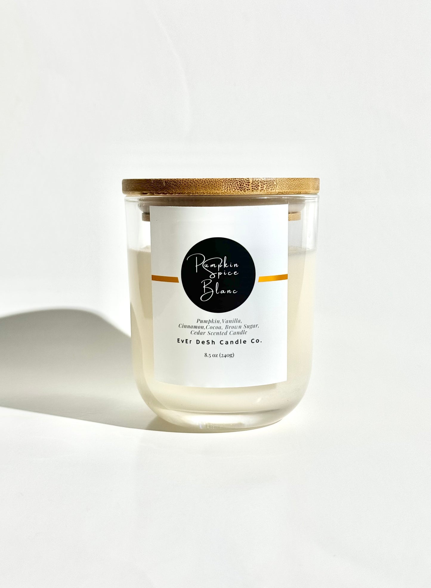 Pumpkin Spice Blanc| Spice Scented Candle